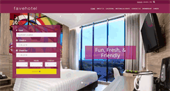 Desktop Screenshot of favehotels.com